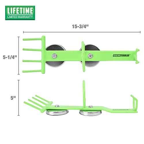 OEMTOOLS 23120 Heavy Duty Magnetic Hook, Magnetic Tool Organizer, Air Tool Holder, Drill Holder and Socket Holder, Heavy-Duty Shop Accessories for Garage
