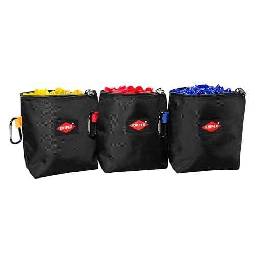 KNIPEX Tools 9K 00 80 178 US Stand-Up Tool Bag - 3-Pack, Empty