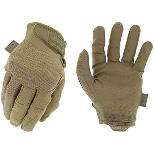 Mechanix Wear: Tactical Specialty 0.5mm High-Dexterity Work Gloves with Secure Fit and Precision Feel, Tactical Gloves for Airsoft, Paintball, Utility Use, Gloves for Men (Brown, Large)