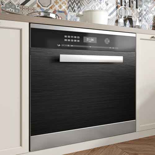 Black Stainless Steel Wallpaper Peel and Stick Backsplash Refrigerator Wrap Metallic Black Contact Paper for Cabinets Countertops Modern Furniture Upgrade Brushed Wallpaper Removable Film 15.75"¡¿78"