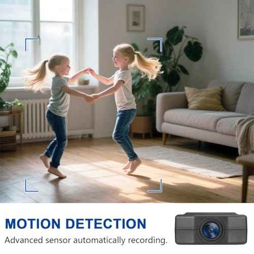 Small Camera,64GB Nanny Cam,1080P Video Camera for Security,Motion Detection,NO WiFi