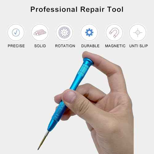 Precision Phillips Screwdriver #000, Small Phillips Screwdriver PH000/1.5mm Compatible with iPhone MacBook DJI Propeller & Switch, S2 High Alloy Steel Head, Magnetic Tip, 360¡Æ Swivel Cap