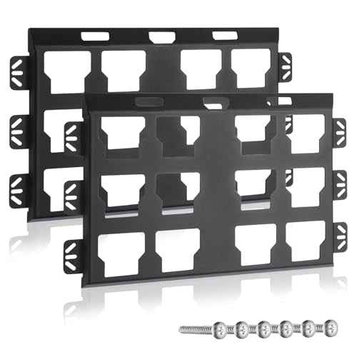 Packout Quick Connect Compatible for milwaukee,Packout Plate Compatible for milwaukee,Two Black Full Plate