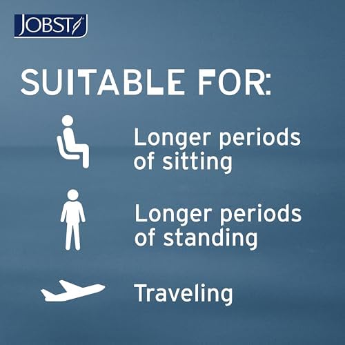 JOBST ACTIVA Opaque 20-30 mmHg Compression Socks Thigh High Closed Toe