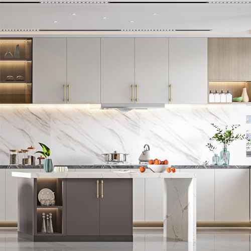 Asidrama 10 Pack 5 Inch(128mm) Champagne Bronze Cabinet pulls Kitchen Cabinet Handles, Cabinet Pulls Kitchen Cabinet Hardware for Cupboard Drawer Pulls