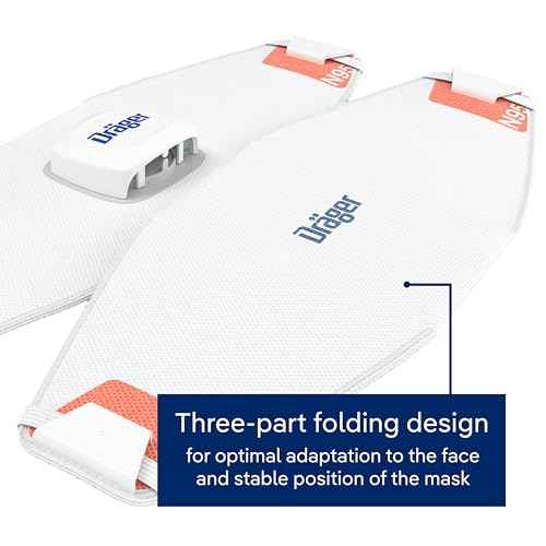 Dr?ger X-plore 1950 V N95 respirator mask with exhalation valve | NIOSH-approved respirator mask