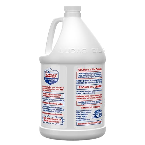 Lucas Oil 10002 Heavy Duty Oil Stabilizer - 1 Gallon (Pack of 4)