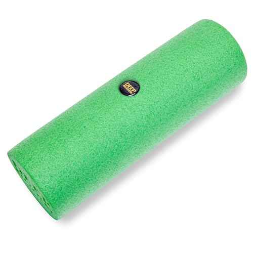 Deep Recovery Yoga Foam Roller for Physical Therapy & Exercise ? Soft Back Roller for Back Pain, Legs, and Shoulders, 12in x 4in Travel Size ? Deep Tissue Massage for Myofascial Release