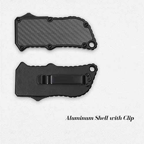 Utility Knife Box Cutter, Pocket Knife, Change Blade Razor Knife, Aluminum Alloy Shell, 5 Extra Blades