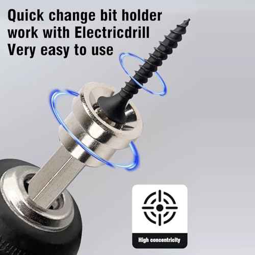 10pcs Magnetic Drywall Screwdriver Bits Set, PH2 Hexagonal Handle, 25mm x 5 Pcs & 50mm x 5 Pcs