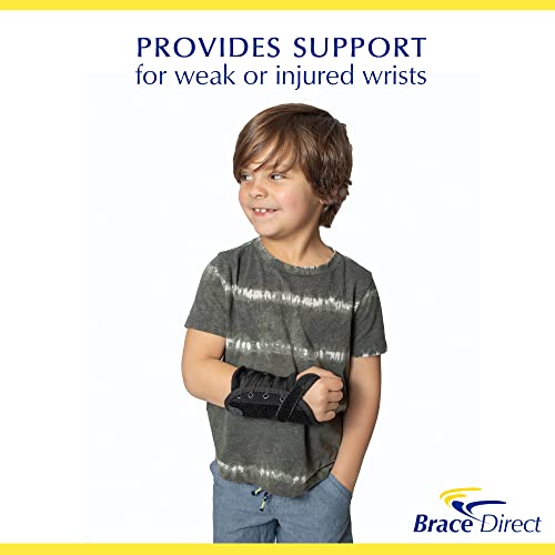 Kid’s Lace-Up Wrist Brace - Immobilization for Sprains, Strains, Carpal Tunnel & De Quervain’s PDAC L3908 - Right Wrist - Fits 4-5.5 in Wrist Circ.