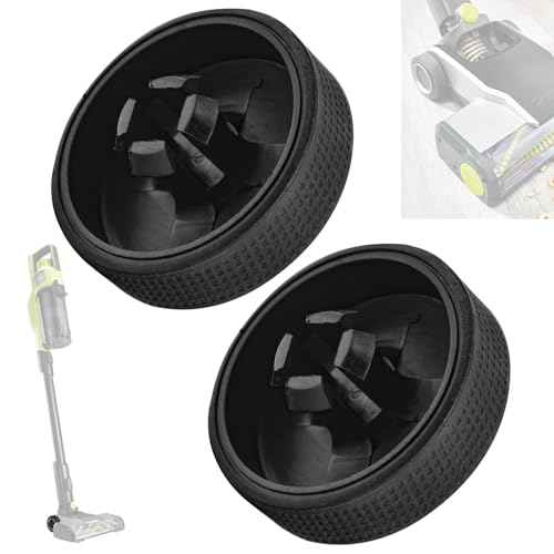 2 Pack Upgraded Replacement Wheel Compatible with Ryobi Cordless Stick Vacuum PCL720K, PBLSV716K