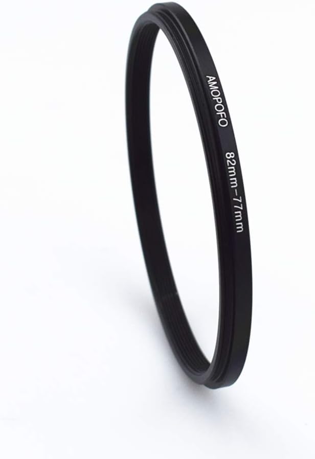 82mm to 77mm /82mm-77mm Step-Down Ring Filter Adapter for All Brands UV,ND,CPL,Metal Step-Down Ring Adapter