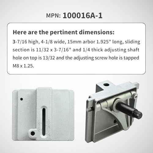 alloy upper wheel hinge & bracket ass Compatible with Jet #100016A-1. for the 14" cast iron saw