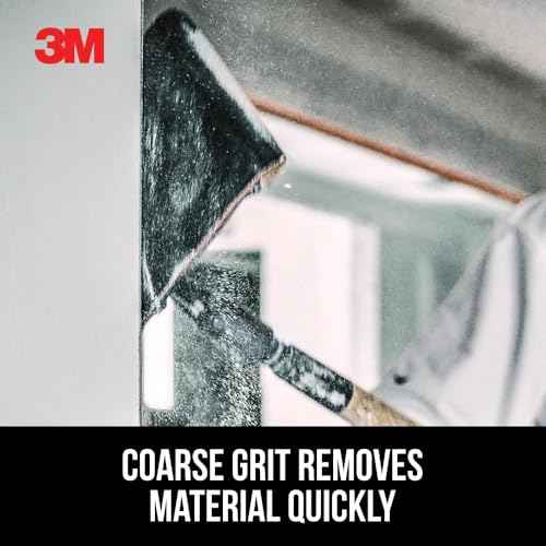 3M Drywall Sanding Sheets, Medium-Grit, 4.1875 in x 11.25 in, 5-Sheets (9092DCNA)