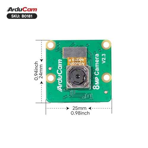 Arducam 8MP IMX219 Auto Focus Camera Module,77.6 Degree FOV,3280 x 2464 px Resolution Compatible with NVIDIA Jetson Orin NX/AGX Orin