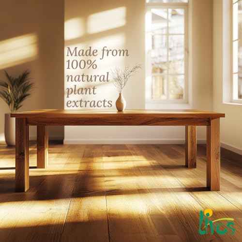 Livos Kunos 244, Natural Wood Oil, Interior Stain and Finish, High Coverage, Easy to Apply, Plant Based, Linseed Oil, Furniture & Flooring Hardwax Oil, Made in Germany (064 - Dark Walnut, 50ml)