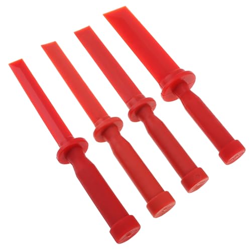 4Pcs Plastic Chisel Scraper Set, Plastic Scrapers Non Scratch, Scraper Remover Tool Kit