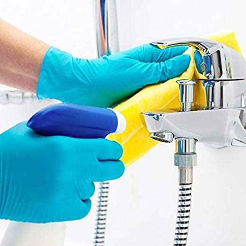 Jointown Basic Nitrile Exam Gloves, Medical Blue Gloves Disposable Latex Free Powder-Free For Exam, Food Prep Cleaning, Medium Case Of 1000, M, NGPF7002