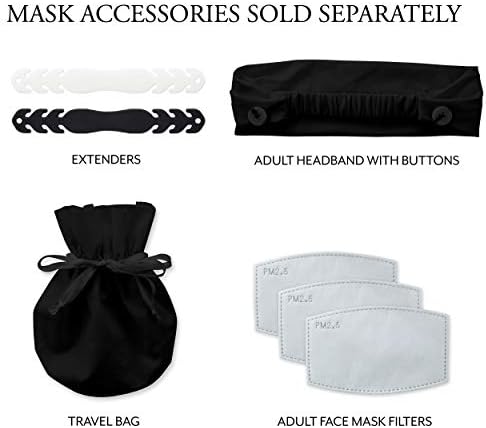 WEDDINGSTAR 3-Ply Kid's Washable Cloth Face Mask Reusable and Adjustable with Filter Pocket