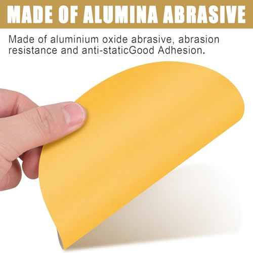 6 Inch - No Hole Hook and Loop Sanding Discs 600 Grit, Random Orbital Sandpaper for Automotive and Woodworking - 100 Pack