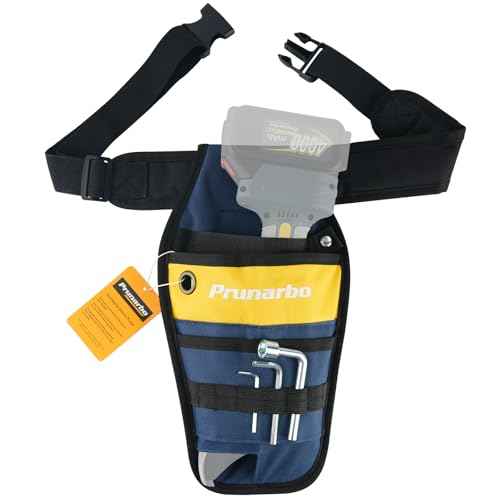 Pruner Holster with Belt Adjustable Durable Tool Pouch for Gardening Pruning Shears Holder Organizer Kit Quick Release and Fix Magnetic Buckle Convenient for Orchardist Gardener Farmer