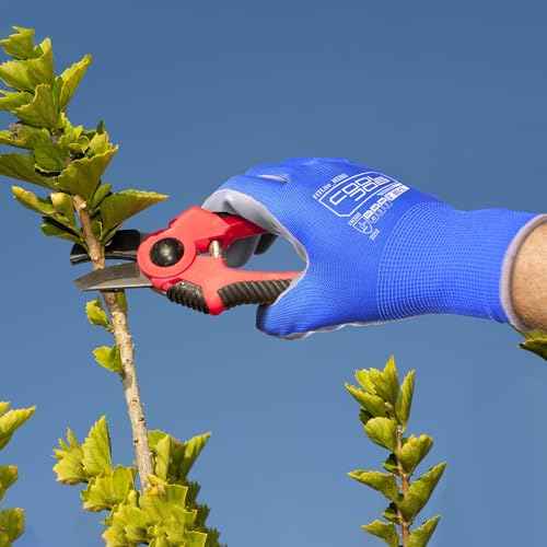 COOLJOB 20 Pairs Nitrile Dipped Safety Work Gloves with Grip, Non-slip Rubber Coated Bulk Garden Gloves for Men, Heavy-duty Oil Resistant for Truck Driver, Warehouse Box Handler, Large, Gray Blue