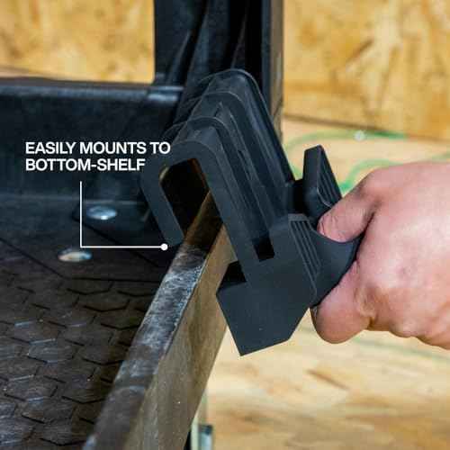 Klein Tools 54852MB MODBox Utility Cart Conduit Bender Holder, Snaps in to Securely Hold 1/2, 3/4 or 1-Inch Conduit Bender, Brooms, Mops