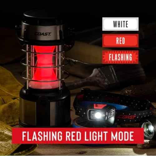 COAST¢ç EAL17 460 Lumen LED Emergency Area Light, 50 Hour Runtime, Dual Color, 4 x D, Multicolor