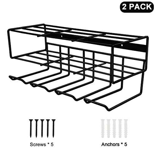 2 in 1 Large Power Tool Organizer Drill Holder Wall Mount Tool Storage Rack and Power Tool Holder