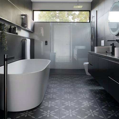 Floor Tile Stencil 12"x12", Reusable Large Floor Stencils for Painting Floors, Concrete Stencil for Patio, Wall Stencils for Painting on Walls (Style W1)