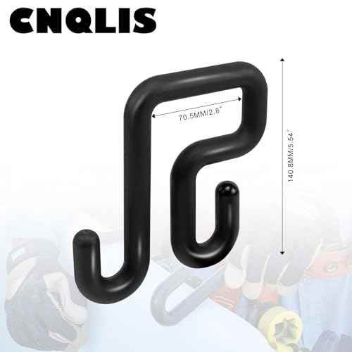 CNQLIS 8 Pack 3" Lineman Bucket Hooks for Blankets, Aerial Basket Hooks, Lineman Bucket Tool Holders, Tool Bag