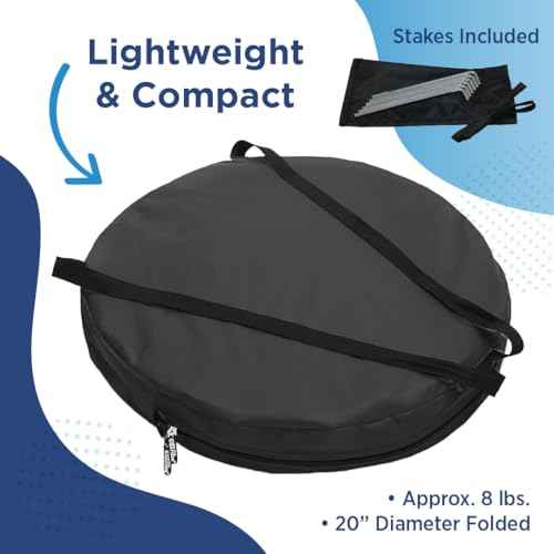 WeatherPod¢ç The Original Shark Tank Side-by-Side¢â 2-4 Person Pop-Up Pod - Stay Warm, Dry, and Out of The Sun - Weather Pod for Sports, Rain, or Wind - Simple to Set Up and Tear Down
