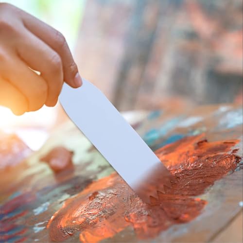 Acrylic Pouring Swipe Tools 7 in 1 Scraper With Brush - Accessories for Acrylic Painting Techniques