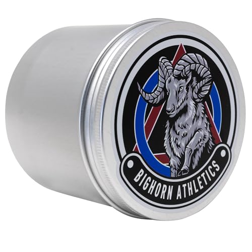 Bighorn Athletics Pro Series Jiu-Jitsu Finger Tape, 8-Rolls with Tin Holder, Enhanced Extra Strength, Residue-Free (0.3-Inch, Black/White)