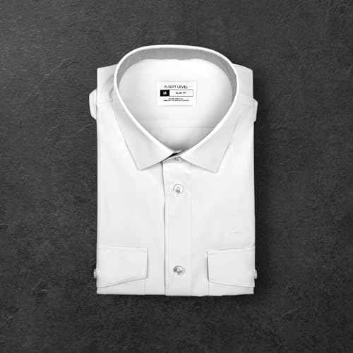 Pilot Uniform Shirt, Stretch Breathable Fabric, with Wing Eyelets