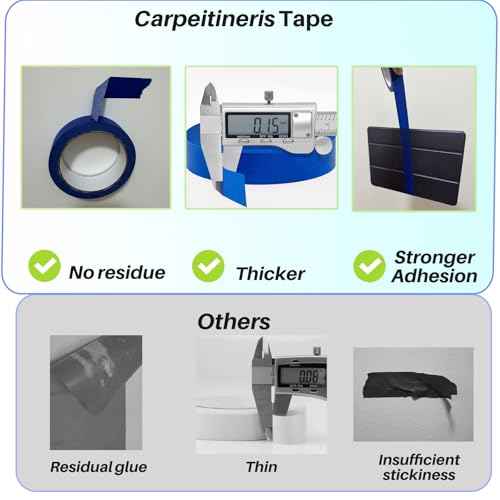 Painters Tape 2 Inch Wide with Bonus Scraper Tool Included, Blue Tape, Masking Tape, Paint Tape for Multi-Purpose, Painting, Painter's, (109yd =0.98IN*25yd*4),No Residue, Easy Removal