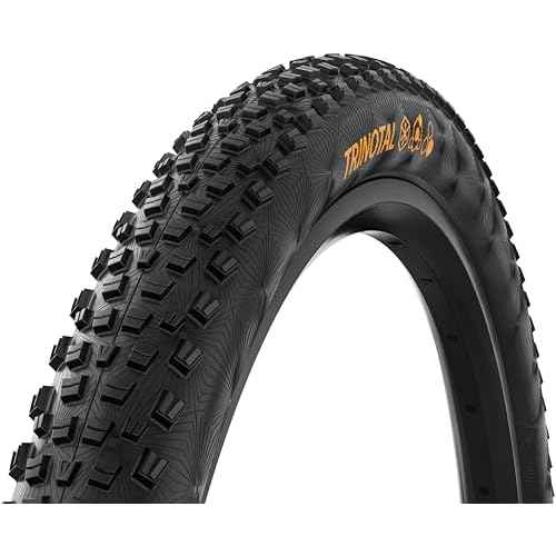 Continental Trinotal 29x2.10 Tubeless Ready Mountain Bike Tire | 1 Pack, Fast & Grippy On Mixed Terrain, E25 Electric Bike Rated, Folding ? Grip Compound, Trail Casing, Black