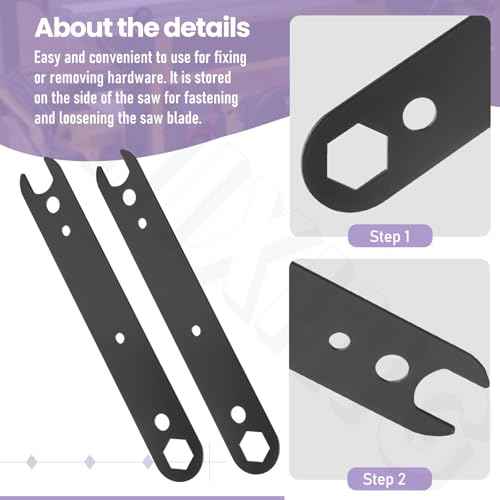 2 Pack Table Saw Wrench N506977 for Dewalt Table Saw DWE7485 DWE7491RS DWE7491RS DWE7499GD Type 1 & Type 2