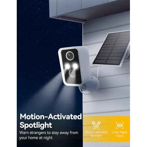 Security Cameras Wireless Outdoor, Battery Cameras for Home Security, Motion Detection, Night Vision, Alexa, 2.4G Wi-Fi Only, Only Event Recording