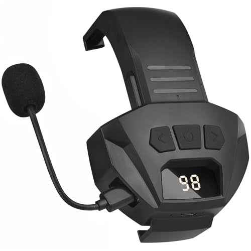 Bluetooth Adapter with Mic for Walker's Shooting Earmuffs, Rechargeable Wireless Bluetooth 5.4 Receiver for Hands-Free Call, 50H Battery Life (Black)