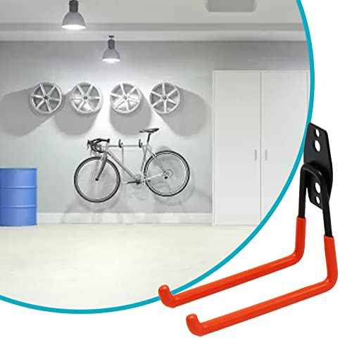 Eagles Garage Wall Hooks,12Pack Heavy Duty Garage Storage Hooks with Anti-Slip Coating,Wall Mount Garage Hanger Organizer,Tool Hangers for Hanging Bike, Ladder and Garden Tools
