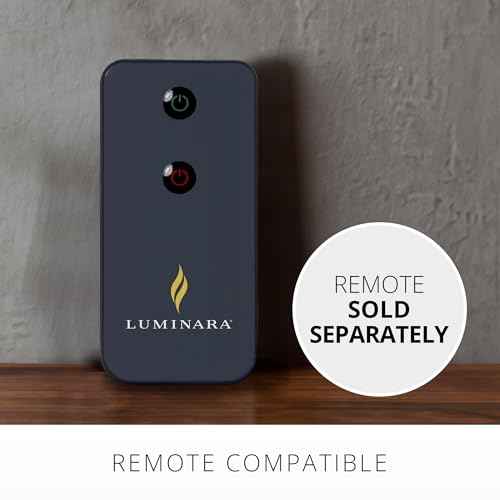 Luminara Flickering Flameless Candle 2.3" x 4.3", Battery Operated & Timer Function, Remote Ready (Sold Separately), Gingerbread Dog Moving Flame LED Light Figural Candle for Christmas Holiday Display
