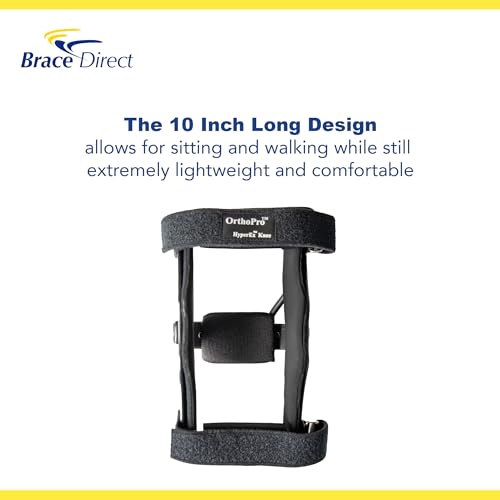 Brace Direct OrthoPro HyperEx Knee Brace - L1850- Adjustable and Comfortable Support for Knee Hyperextension - OCSI