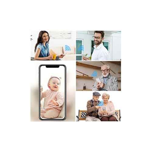 WiFi Hidden Camera DIY Mini Portable and Wireless Nanny Cam 1080P HD Spy Camera with Motion Detection Security Cameras for Home Office Outdoor