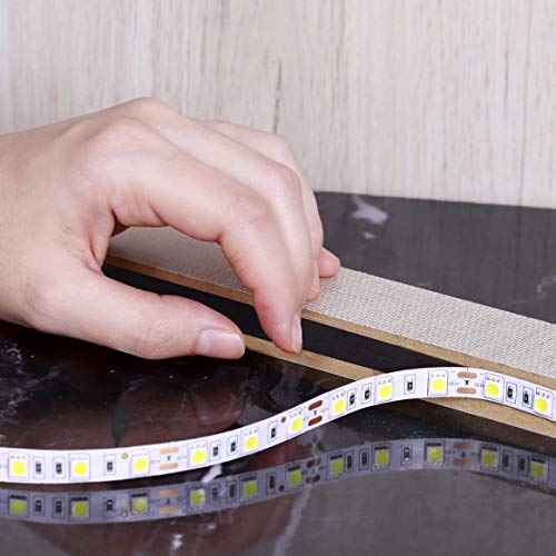 CANOPUS Double Sided Tape, Heavy Duty Adhesive Tape, LED Mounting Tape, Waterproof Foam Tape, 0.4in x 32ft, Suitable for LED Strip Lights, Indoor/Outdoor Craft, Home & Office Projects