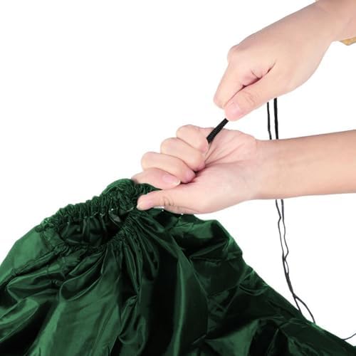 Wheelchair Cover Waterproof Electric Wheelchair Covers for Indoor and Outdoor Travel, 210D Oxford Mobility Scooter Cover for Storage, Prevent Rain Wind Dust Dirt Snow Sun 40x30x40 Inch (Green)
