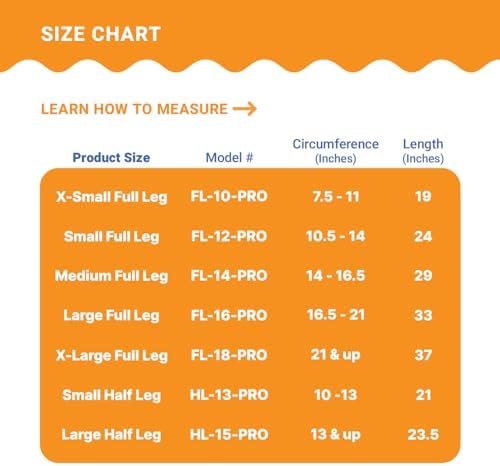 DRYPRO Vacuum Sealed Waterproof Leg Cast Cover - Sized for Both Kids and Adults - Ideal for The Bath Shower or Swimming - X-Large Full Leg – (FL-18-PRO)