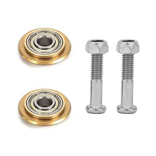 2 Pack Tile Cutter Wheel Cutting Blade Replacement Premium Tungsten Carbide Bearing Ceramic 22¡¿6¡¿6mm Scoring With Bolt Lock Nut For Wall Floor Tiles Glass Knife Manual Machine