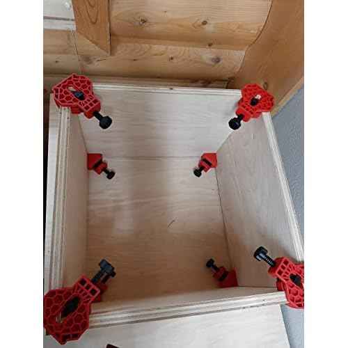 VMTW Variable Board Thickness 90 degree Quick Corner Clamp Cabinet makers starter 8 pack.